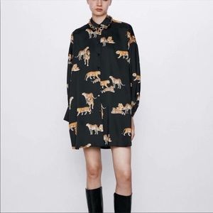 Zara | Dresses | Zara Black Tiger 